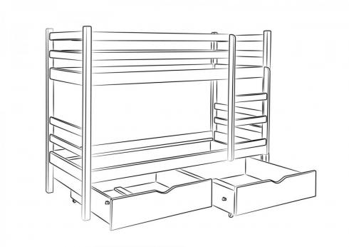 Кровать деревянная Кенгуру foto 2