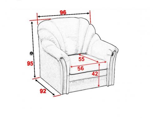 Кресло-кровать Диамант foto 3