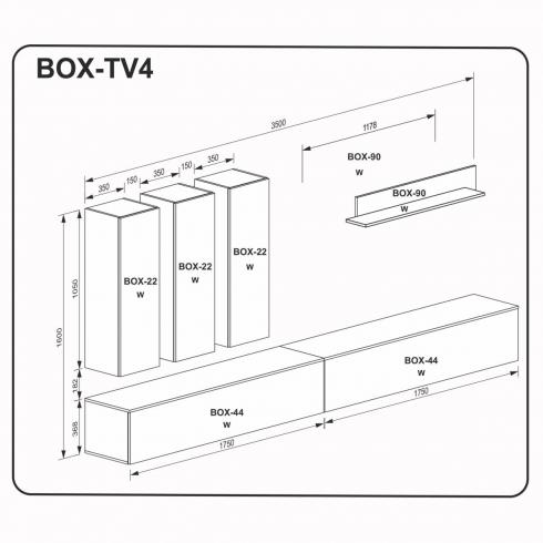 Гостиный набор BOX-TV4 foto 2