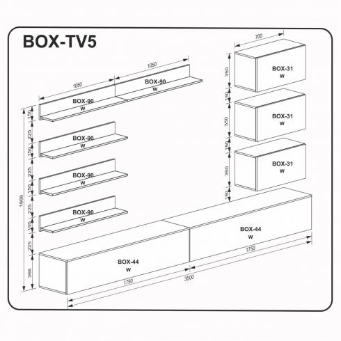 Гостиный набор BOX-TV5 foto 2