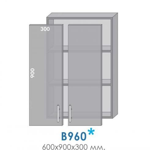 Верх В960 витрина (600/900/280)