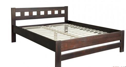 Ліжко дерев'яне 1400 Верона з ламелями (сосна)