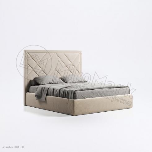 Мягкая кровать 1,8х2,0 Вива Подъемная с каркасом (Серый Велюр) Viva foto 2