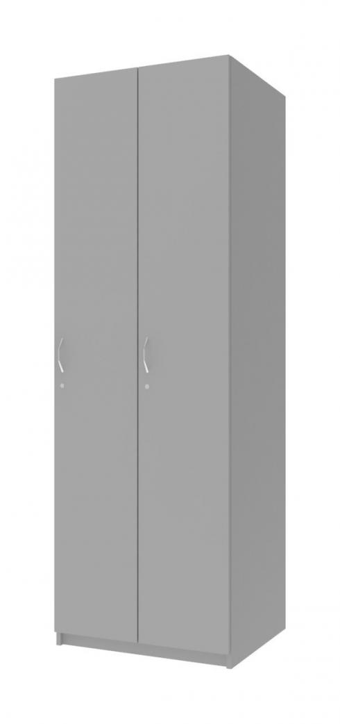 Раздевалка 2-х секционная Doros Серый 2 ДСП 60х52х180