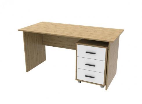 Офісний стіл Doros Т3 Тахо / Білий 120х60х78