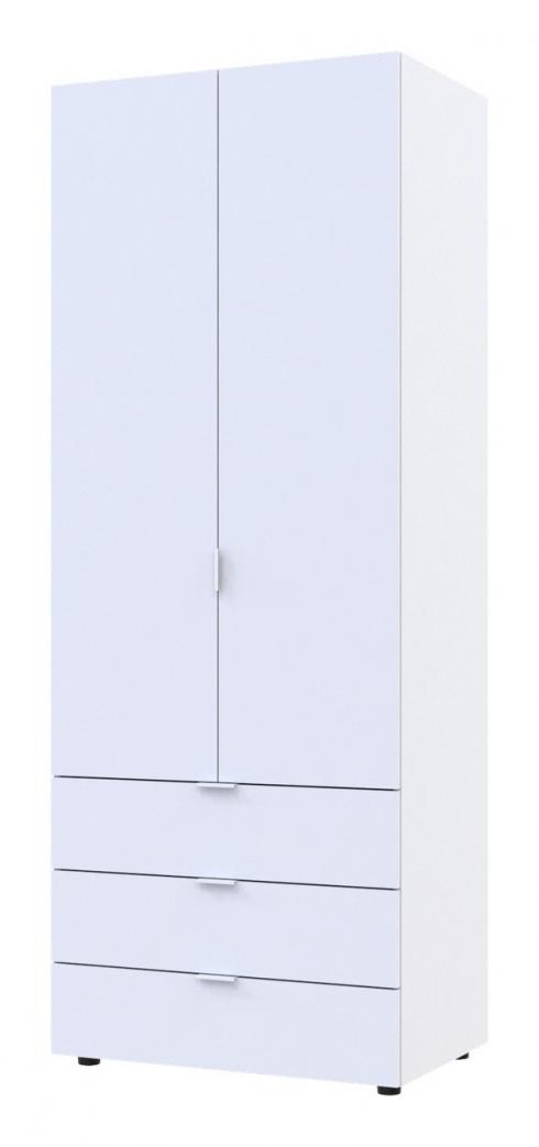 Распашной шкаф для одежды Doros Гелар Белый 2 ДСП 77,5х49,5х203,4