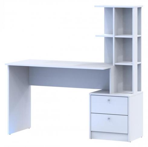 Офісний стіл Doros Т7 Білий 136х55х138 foto 2